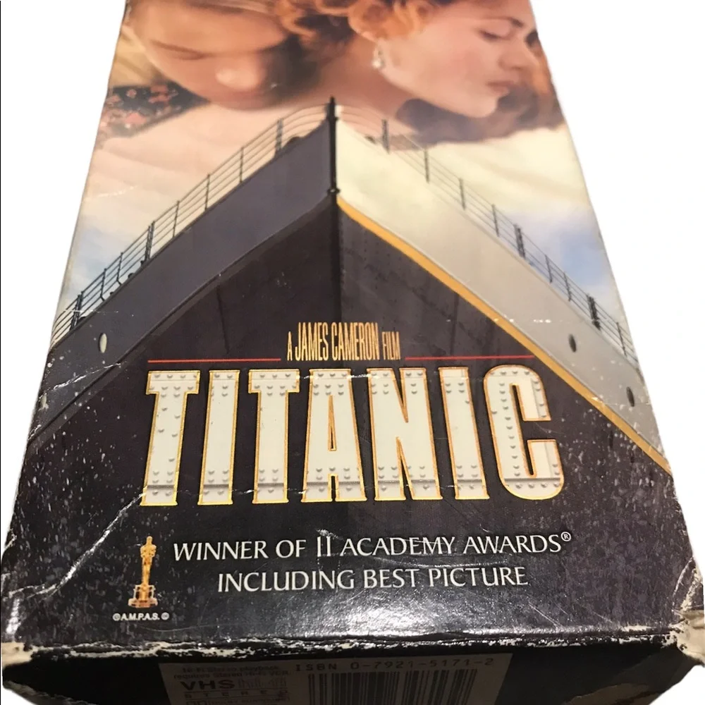 VTG Titanic VHS 1998 2 Tape Set UNTESTED